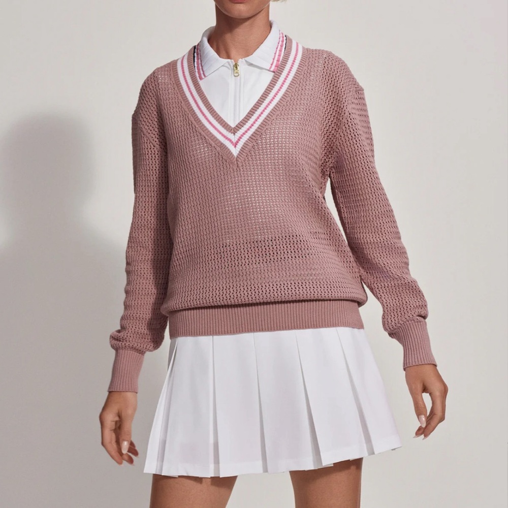 Varley Dusty Pink Hadley Sweater